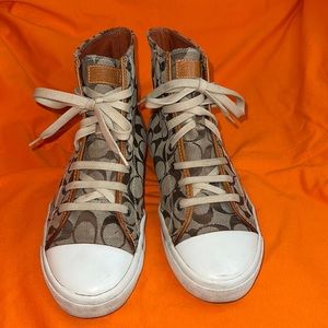 Coach high tops sneakers